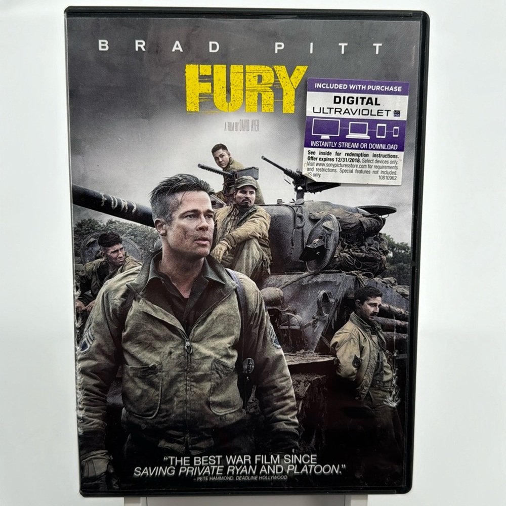 Fury on DVD.